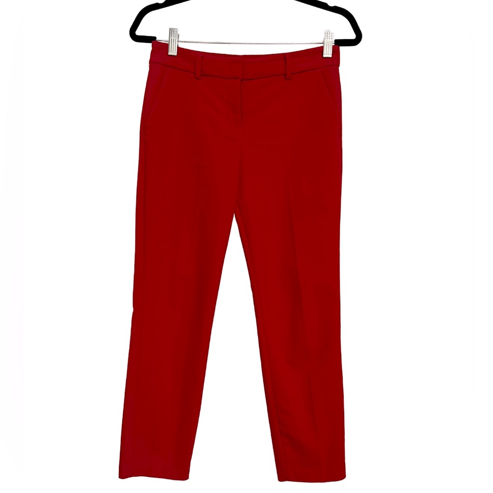 Mid rise straight leg comfy dress pants